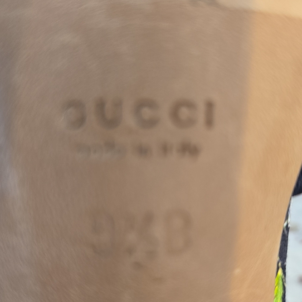 Gucci Black Floral Women's Mules - Picture 3 of 6